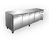 Bench Top Stainless Steel Fridge with Four Doors