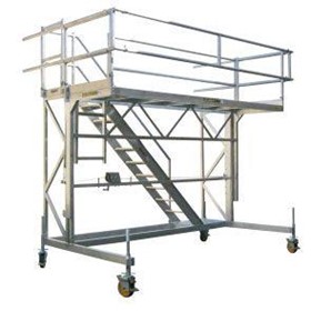 Mobile Access Platform | Adjustable Cantilever Height Work Platform