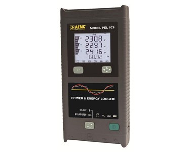 AEMC - Power & Energy Logger with LCD Display | PEL-103