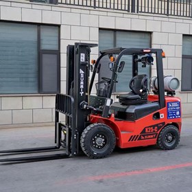 K25L 2.5 Ton LPG Dual Fuel Forklift With Nissan Engine
