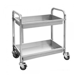 Stainless Trolley Cart With Deep Shelves | YC-102D