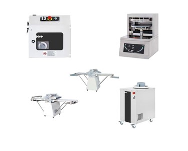 Commercial Dough Making Equipment - Pizza Dough Roller, Dough Divider, Pizza Shaper, Bench Dough Sheeter ,