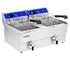 Aus Kitchen Pro - Countertop Deep Fryer Electric 27 Litre – Double Basket Oil Tap