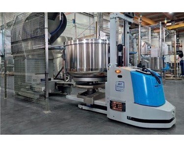DIOSNA Automated Guided Vehicle (AGV) Systems for Dough Production