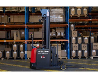 Hyworth Double Deep Walkie Reach Stacker - 50% More Storage, Same Footprint, No Licence Required