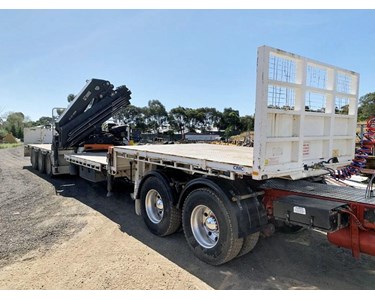 CIMC - Used VGS3OD Crane Drop Deck Trailer