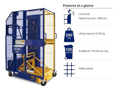 Liftmaster - Universal Bin Lifter - Battery Powered, 250kg Capacity