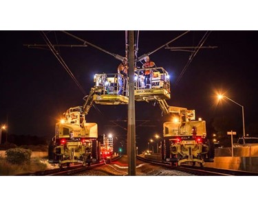 Platform Basket - Rail Boom Lifts RR14 EVO3/400 - 14.4m Working Height