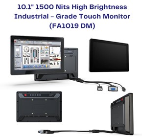 10.1" 1500 Nits High Brightness Industrial-Grade Monitor - FA101DM