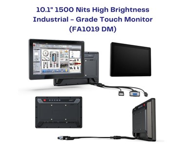 APS Technology Australia - 10.1" 1500 Nits High Brightness Industrial-Grade Monitor - FA101DM