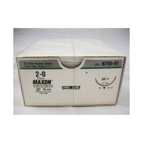 MAXONTM Synthetic Absorbable Sutures - 2/0 C-6 26mm 36's