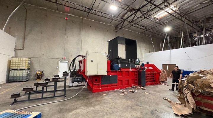 Auto Tire Baler