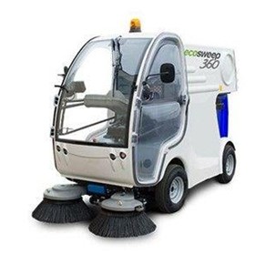 Electric Compact Street Sweeper | EcoSweep 360 