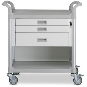 Medicine Trolley | Utility Cart - 3 or 4 Drawer Medical Storage Trolley