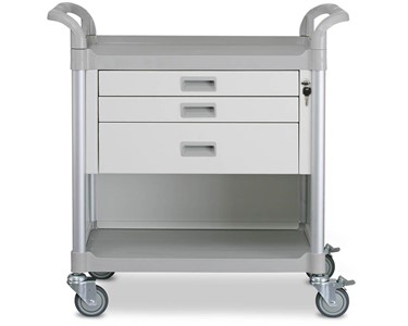 Medicine Trolley | Utility Cart - 3 or 4 Drawer Medical Storage Trolley