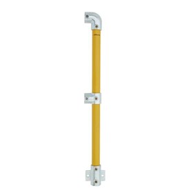 End Stanchion w/ Rail Mount Fixing Plate | ERK-RM-EP-G