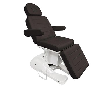 LOGIFORM - Supreme Cosmetic Couch 4 Motor 3 Section in Black Medical Grade Vinyl