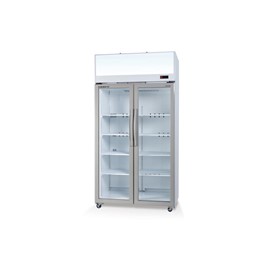 EziCore TCE1000N 2 Glass Door Display or Storage Fridge