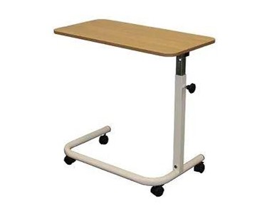 A6010 Premium Overbed Table Gas Lift with Timber or Laminate Top