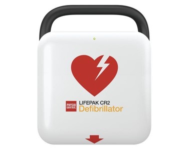 Lifepak - CR2 Essential Fully Automatic Defibrillator Green Hook Wall Mount 