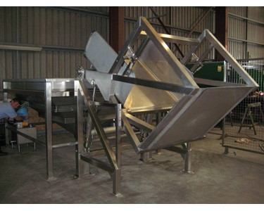 Precision Stainless - Stainless Steel Food Grade Bin Tippers