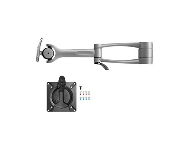 CBS - Wishbone Monitor Arm with Clamp – Silver