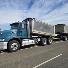 Used Truck and Dog Trailer | 2016 Mack Granite