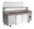 Atosa - 2 Door Refrigerated Pizza Table with Drawers 2010mm | MPF8203