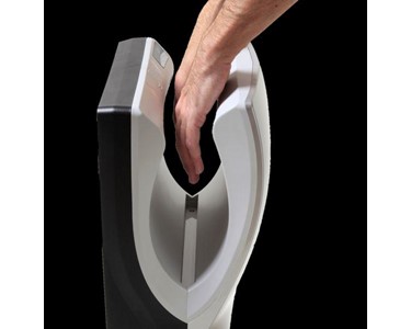 Mediclinics - Hand Dryer | Dualflow hand dryer, hands in, high speed, White ABS.