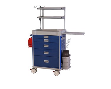 Select Patient Care - Anaesthetic Cart | 5 Drawer - Package 3