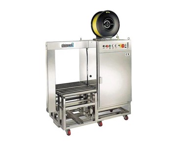XS-93YMT Stainless Steel Side Seal Strapping Machine With Table