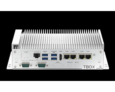 CyberVisuell - Industrial Fan-less Box PC with Intel Core Ultra 5  TBOX-12F15-4L