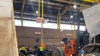 Case study: Warehouse Heating Solution for Port Adelaide Enfield City Depot