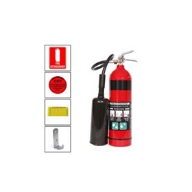 3.5kg CO2 Fire Extinguisher - Complete Kit with Signs