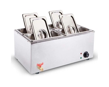 SOGA - Stainless Steel Electric Bain-Marie Food Warmer 4*4.5L