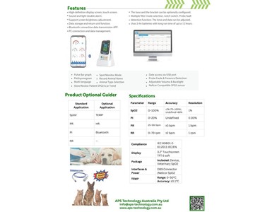 APS Technology Australia - VM-20 Handheld Pulse Oximeter