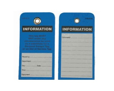 Information Tags - Pack of 5