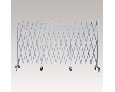 Euro Signs and Safety - Expanding Barrier - Silver | 1430mm x 6.7m