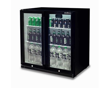 Bromic - BB0200GD-NR-1 - Back Bar Fridge – 190L – 2 Doors – Hinged