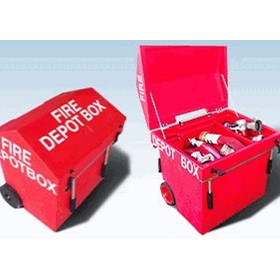 Red Underground Fire Depot Box FCCFDU/G