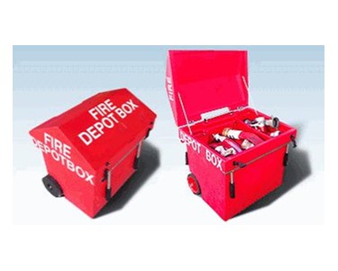 Red Underground Fire Depot Box FCCFDU/G