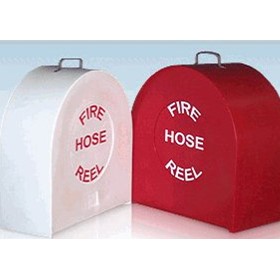 White Polyethylene Fire Hose Reel Cover FCFHRC36W