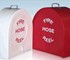 White Polyethylene Fire Hose Reel Cover FCFHRC36W