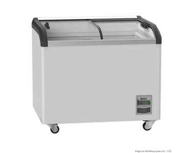 Thermaster - Thermaster Heavy Duty Supermarket Glass Sliding Lid Freezers 306L - SD