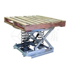 Spring Lift Pallet Positioners with Turntable