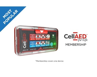 CellAED - AED Defibrillator |  CellAED for life™ - Annual bundle