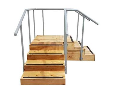 ABCO Health Care - ABCO Rehabilitation Stairs 4 x 3 Corner