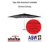 Shelta - Commercial Aluminium Umbrella | Rectangular 4.0m X 3.0m | VIGO ELITE  