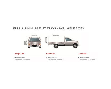 Bull Motor Bodies - Flat Ute Trays