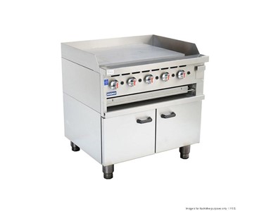 Gas Griddle and Gas Toaster with Cabinet